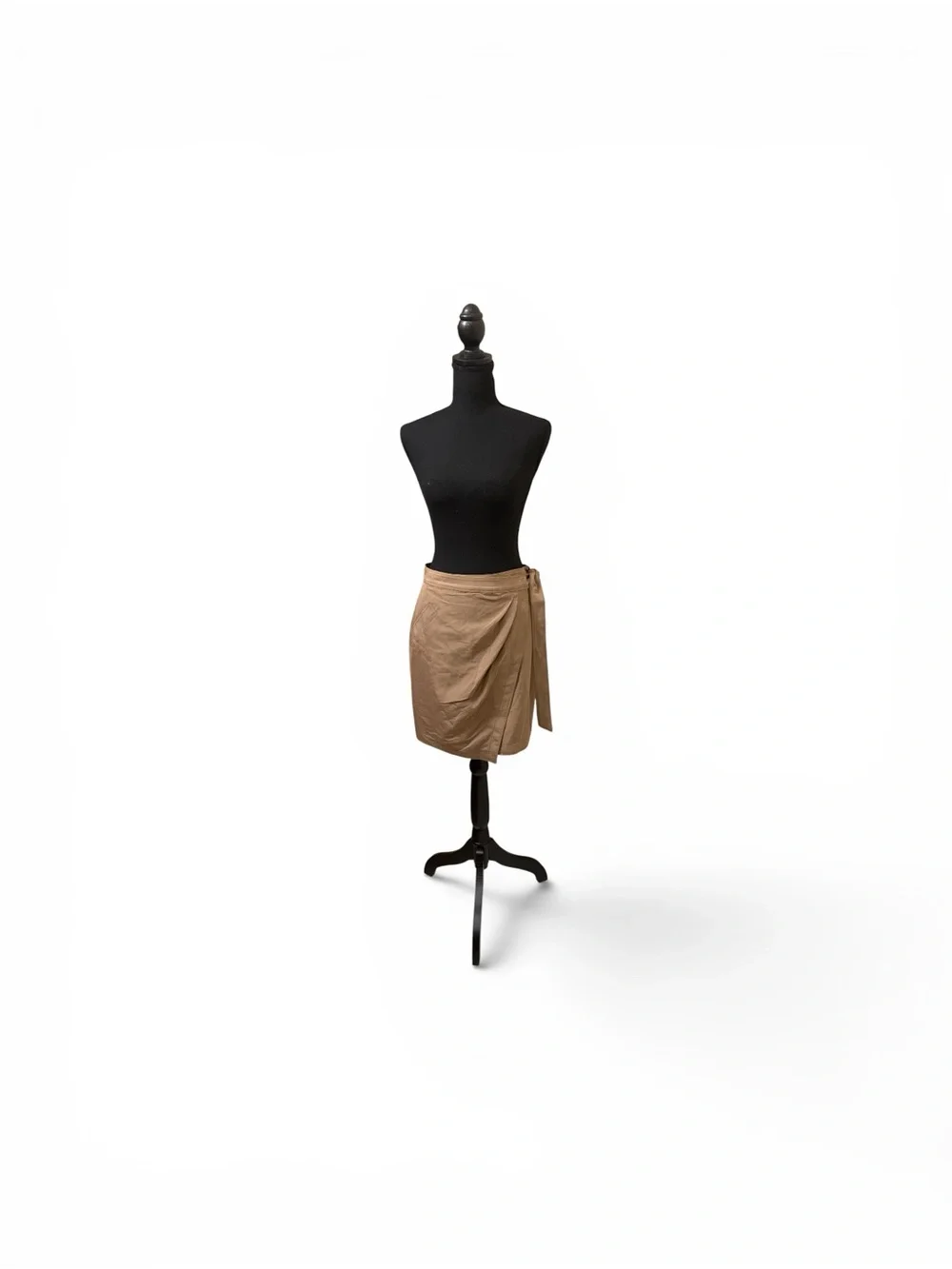 Banana Republic Tan Wrap Mini Skirt